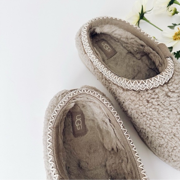 UGG Tazz Maxi Curly Genuine Shearling Slipper Grey - Picture 4 of 13